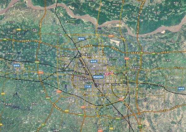 鄭州衛(wèi)星地圖最新版，古都的航天視角探索