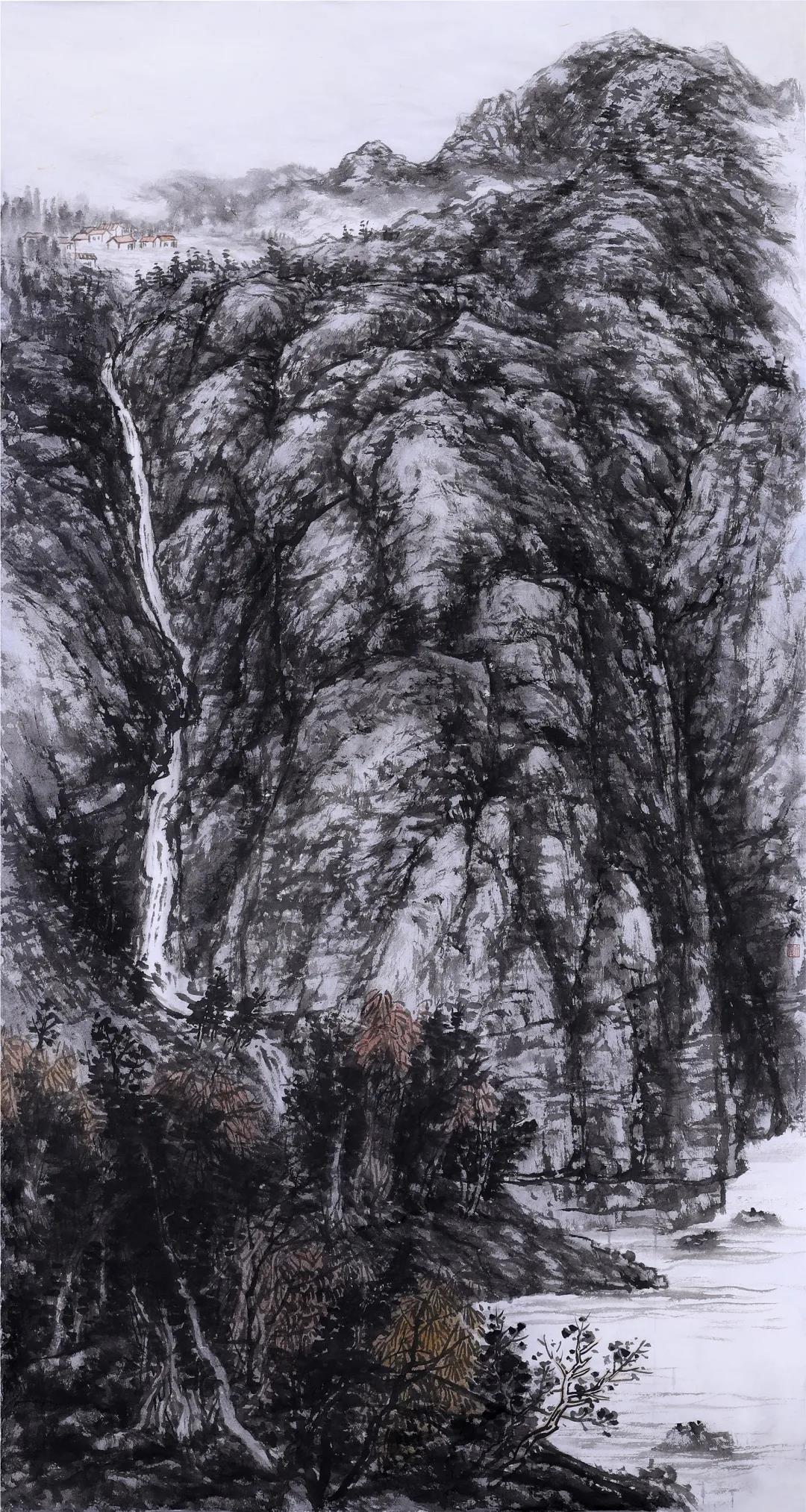 科技與藝術(shù)的融合，最新智能山水畫屏展現(xiàn)自然之美