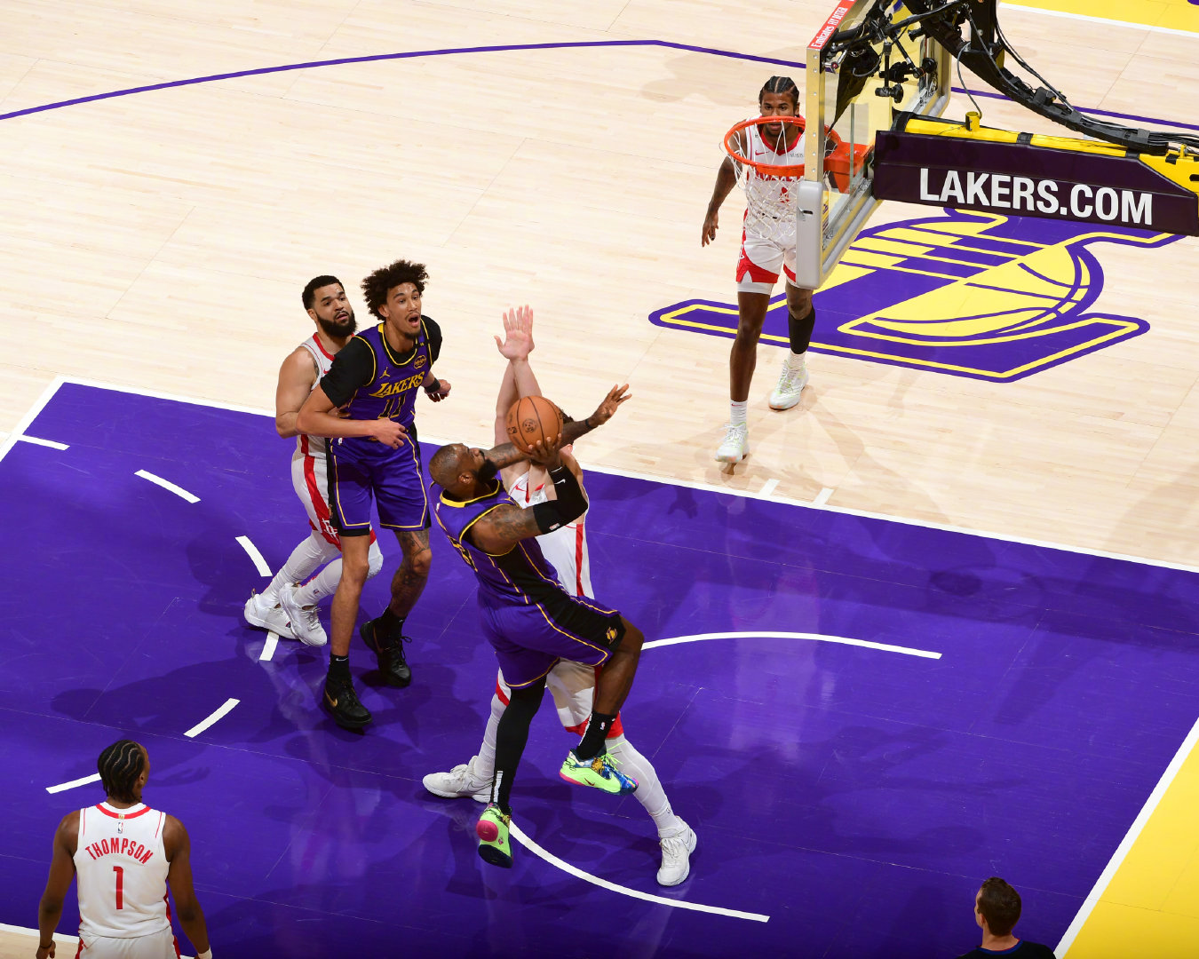 湖人火箭精彩集錦，科技巨獻，前所未有的籃球盛宴體驗